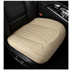 Car Seat Cushion Front Car Seat Bottom Covers Beige